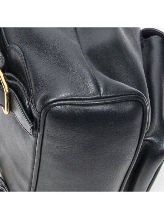 Gucci Mini Bamboo Backpack Navy Calfskin Leather main image 6